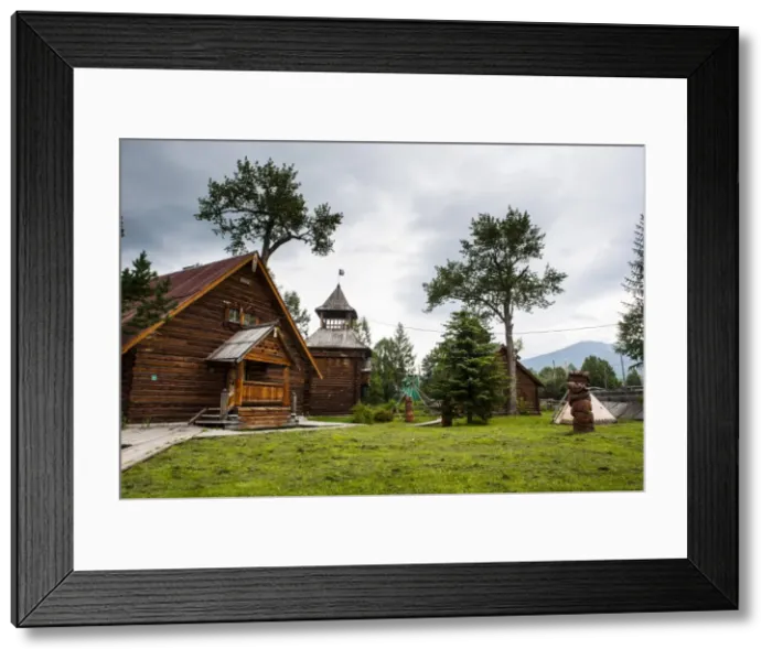 Framed Print : Traditional rebuilt houses in the Ewenen Museum in Esso, Kamchatka, Russia, Eurasia Framed Print : Traditional rebuilt houses in the Ewenen Museum in Esso, Kamchatka, Russia, Eurasia