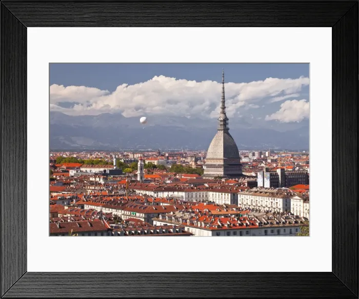 Framed Print : The rooftops of Turin with the Mole Antonelliana, Turin, Piedmont, Italy, Europe Framed Print : The rooftops of Turin with the Mole Antonelliana, Turin, Piedmont, Italy, Europe