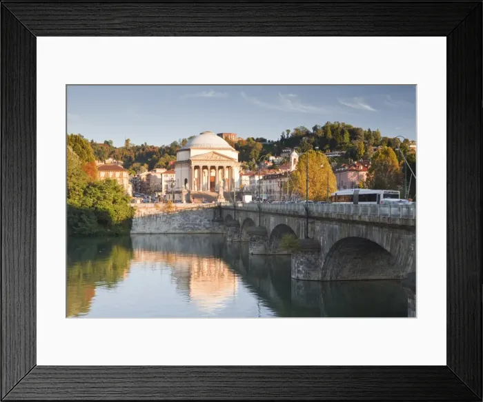 Framed Print : The Gran Madre di Dio church dating from the 19th century it and decorated in the style of a classical temple, seen across the River Po, Turin, Piedmont, Italy, Europe Framed Print : The Gran Madre di Dio church dating from the 19th century it and decorated in the style of a classical temple, seen across the River Po, Turin, Piedmont, Italy, Europe