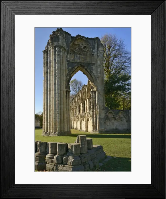 Framed Print : Ruins of St. Marys Benedictine Abbey, Museum Gardens, York, Yorkshire, England, United Kingdom, Europe Framed Print : Ruins of St. Marys Benedictine Abbey, Museum Gardens, York, Yorkshire, England, United Kingdom, Europe