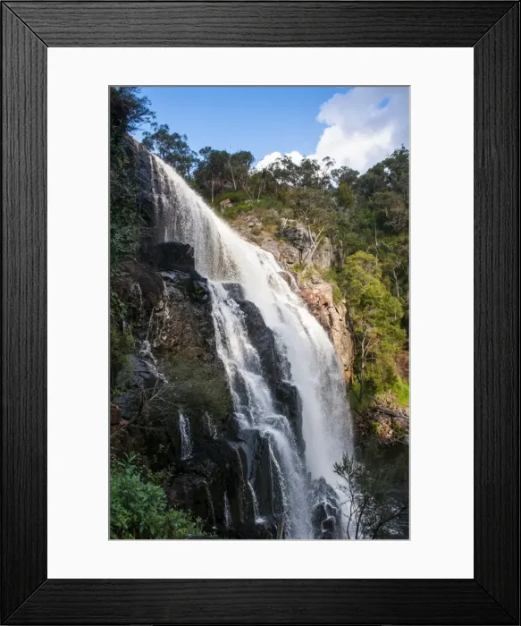 Framed Print : McKenzie Falls in the Grampians National Park, Victoria, Australia, Pacific Framed Print : McKenzie Falls in the Grampians National Park, Victoria, Australia, Pacific