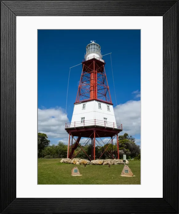 Framed Print : Cape Jaffa lighthouse, South Australia, Australia, Pacific Framed Print : Cape Jaffa lighthouse, South Australia, Australia, Pacific