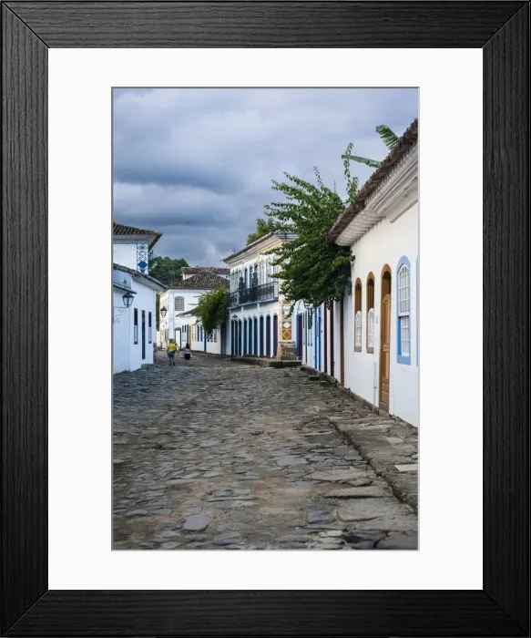 Framed Print : Colourful colonial houses in Paraty, south of Rio de Janeiro, Brazil, South America Framed Print : Colourful colonial houses in Paraty, south of Rio de Janeiro, Brazil, South America