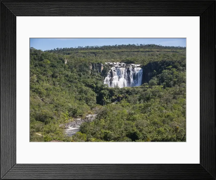 Framed Print : Corumba waterfalls near Pirenopolis, Goais, Brazil, South America Framed Print : Corumba waterfalls near Pirenopolis, Goais, Brazil, South America