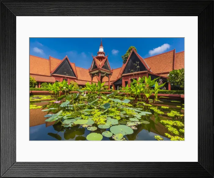 Framed Print : Pagoda in the National Museum in the capital city of Phnom Penh, Cambodia, Indochina, Southeast Asia, Asia Framed Print : Pagoda in the National Museum in the capital city of Phnom Penh, Cambodia, Indochina, Southeast Asia, Asia