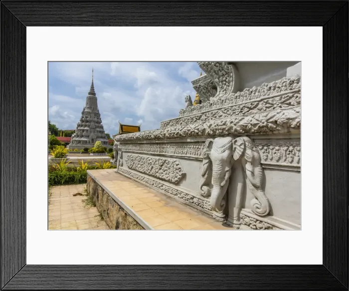 Framed Print : Stupas in the Royal Palace, in the capital city of Phnom Penh, on the Mekong River, Cambodia, Indochina, Southeast Asia, Asia Framed Print : Stupas in the Royal Palace, in the capital city of Phnom Penh, on the Mekong River, Cambodia, Indochina, Southeast Asia, Asia