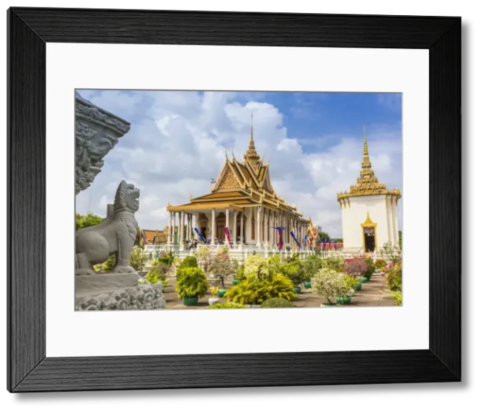 Framed Print : Stupa in front of the Silver Pagoda in the Royal Palace, in the capital city of Phnom Penh, Cambodia, Indochina, Southeast Asia, Asia Framed Print : Stupa in front of the Silver Pagoda in the Royal Palace, in the capital city of Phnom Penh, Cambodia, Indochina, Southeast Asia, Asia