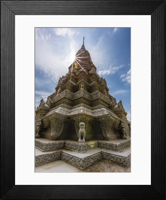 Framed Print : Stupa in front of the Silver Pagoda in the Royal Palace, in the capital city of Phnom Penh, Cambodia, Indochina, Southeast Asia, Asia Framed Print : Stupa in front of the Silver Pagoda in the Royal Palace, in the capital city of Phnom Penh, Cambodia, Indochina, Southeast Asia, Asia