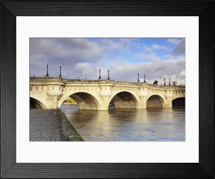 Framed Print : Pont Neuf bridge on the River Seine, Paris, Ile de France, France, Europe Framed Print : Pont Neuf bridge on the River Seine, Paris, Ile de France, France, Europe