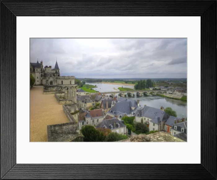 Framed Print : River Loire from the Chateau, Amboise, Indre et Loire, Centre, France, Europe Framed Print : River Loire from the Chateau, Amboise, Indre et Loire, Centre, France, Europe