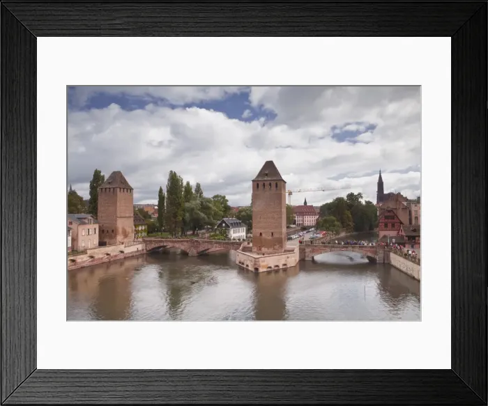 Framed Print : The Ponts Couverts dating from the 13th century, striding the River Ill, UNESCO World Heritage Site, Strasbourg, Bas-Rhin, Alsace, France, Europe Framed Print : The Ponts Couverts dating from the 13th century, striding the River Ill, UNESCO World Heritage Site, Strasbourg, Bas-Rhin, Alsace, France, Europe