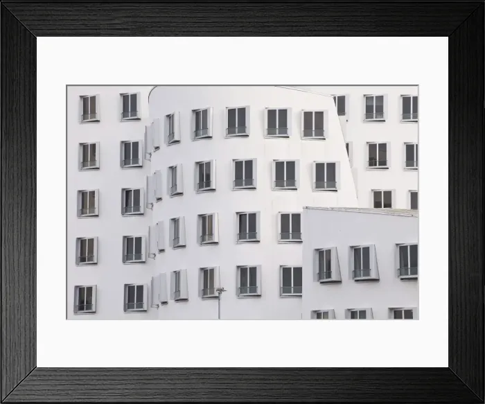 Framed Print : Neuer Zollhof 3 in the Medienhafen district, Dusseldorf, North Rhine-Westphalia, Germany, Europe Framed Print : Neuer Zollhof 3 in the Medienhafen district, Dusseldorf, North Rhine-Westphalia, Germany, Europe