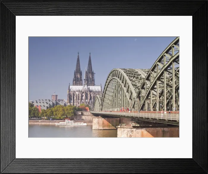 Framed Print : Cologne Cathedral (Dom) across the River Rhine, Cologne, North Rhine-Westphalia, Germany, Europe Framed Print : Cologne Cathedral (Dom) across the River Rhine, Cologne, North Rhine-Westphalia, Germany, Europe