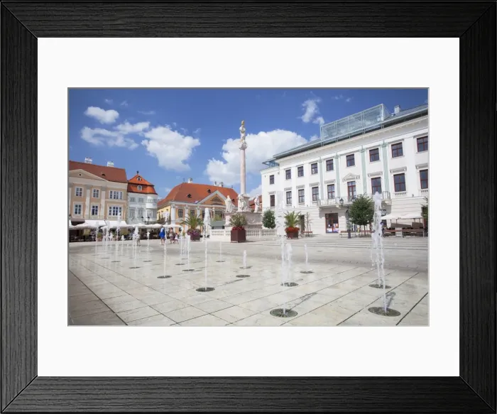 Framed Print : Szechenyi Square, Gyor, Western Transdanubia, Hungary, Europe Framed Print : Szechenyi Square, Gyor, Western Transdanubia, Hungary, Europe