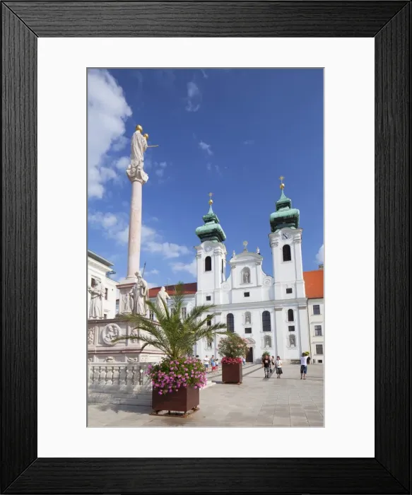 Framed Print : Church of St. Ignatius Loyola in Szechenyi Square, Gyor, Western Transdanubia, Hungary, Europe Framed Print : Church of St. Ignatius Loyola in Szechenyi Square, Gyor, Western Transdanubia, Hungary, Europe