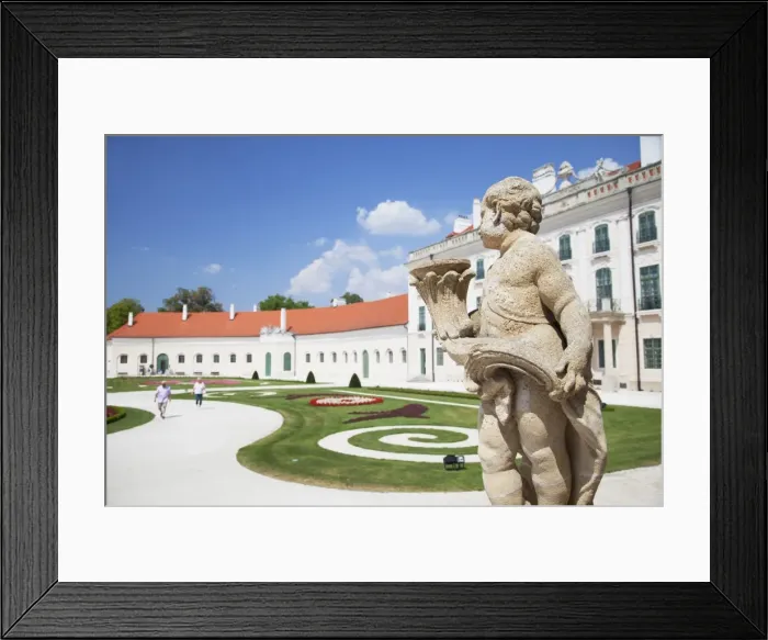 Framed Print : Statue at Esterhazy Palace, Fertod, Western Transdanubia, Hungary, Europe Framed Print : Statue at Esterhazy Palace, Fertod, Western Transdanubia, Hungary, Europe