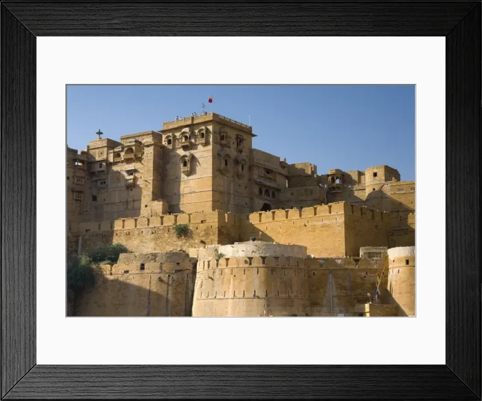 Framed Print : Rajmahal Palace, Jaisalmer, Western Rajasthan, India, Asia