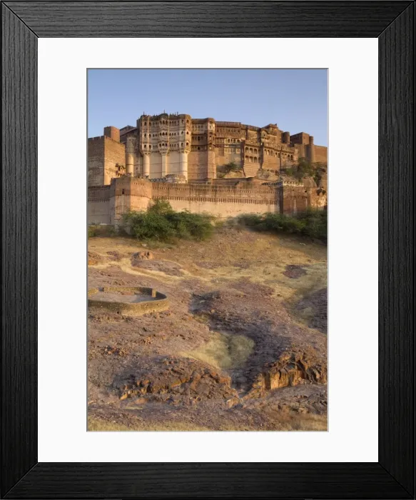 Framed Print : Meherangarh Fort, Jodhpur, Western Rajasthan, India, Asia
