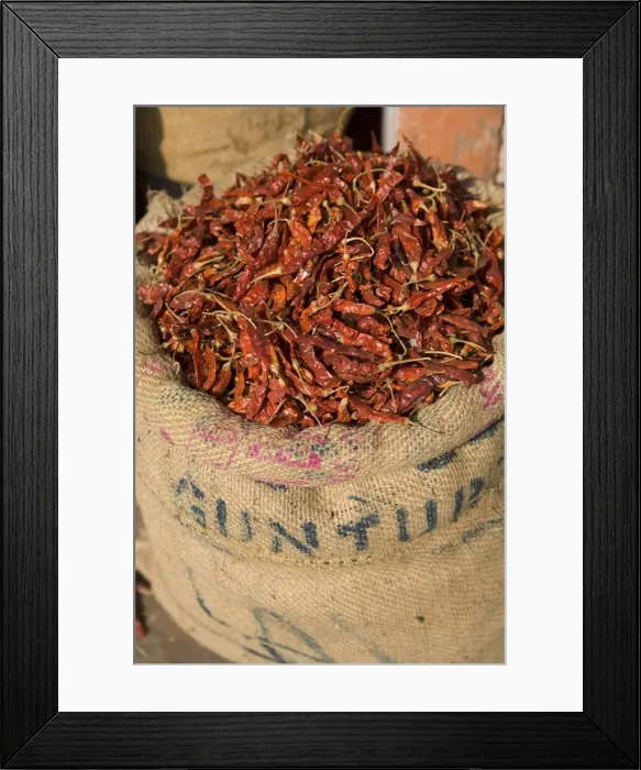 Framed Print : Spices, Jaipur, Rajasthan, India, Asia Framed Print : Spices, Jaipur, Rajasthan, India, Asia