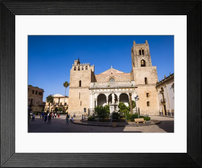 Framed Print : Monreale Cathedral (Duomo di Monreale) at Monreale, near Palermo, Sicily, Italy, Europe Framed Print : Monreale Cathedral (Duomo di Monreale) at Monreale, near Palermo, Sicily, Italy, Europe
