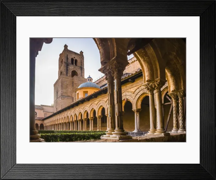 Framed Print : Duomo di Monreale (Monreale Cathedral), Monreale, near Palermo, Sicily, Italy, Europe