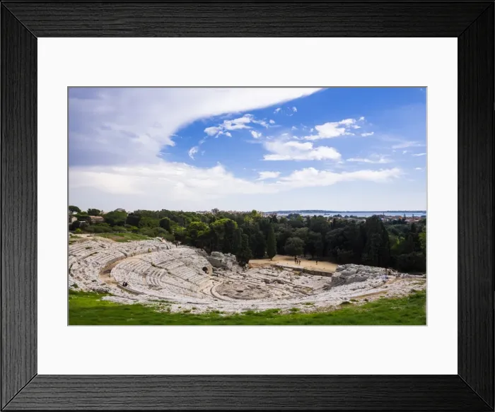 Framed Print : Teatro Greco (Greek Theatre), the Greek Amphitheatre at Syracuse (Siracusa), UNESCO World Heritage Site, Sicily, Italy, Europe Framed Print : Teatro Greco (Greek Theatre), the Greek Amphitheatre at Syracuse (Siracusa), UNESCO World Heritage Site, Sicily, Italy, Europe