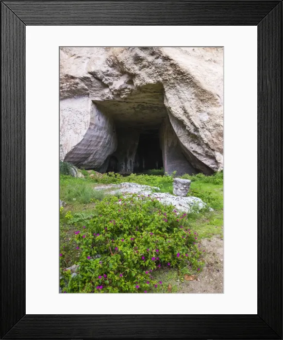 Framed Print : Caves at the Quarry Garden at the Archaeological Park of Syracuse (Siracusa), UNESCO World Heritage Site, Sicily, Italy, Europe Framed Print : Caves at the Quarry Garden at the Archaeological Park of Syracuse (Siracusa), UNESCO World Heritage Site, Sicily, Italy, Europe