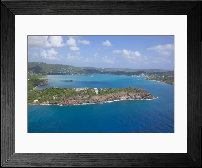 Framed Print : View of entrance to Falmouth Harbour, Antigua, Leeward Islands, West Indies, Caribbean, Central America Framed Print : View of entrance to Falmouth Harbour, Antigua, Leeward Islands, West Indies, Caribbean, Central America