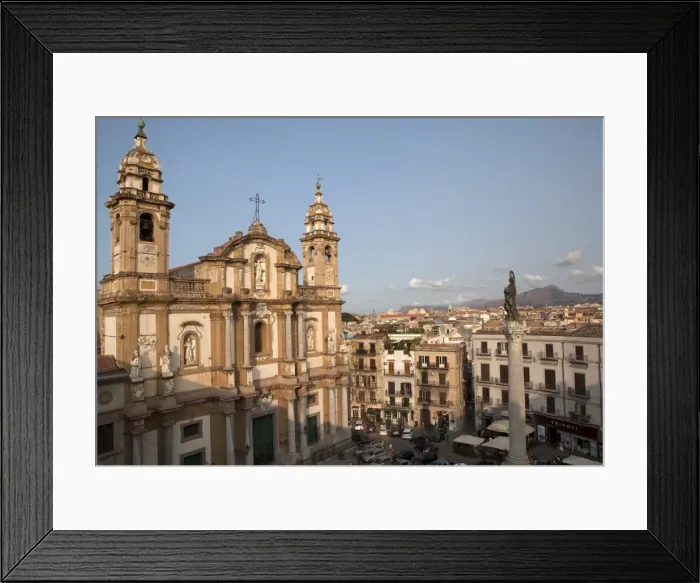 Framed Print : The church of San Domenico, Palermo, Sicily, Italy, Europe