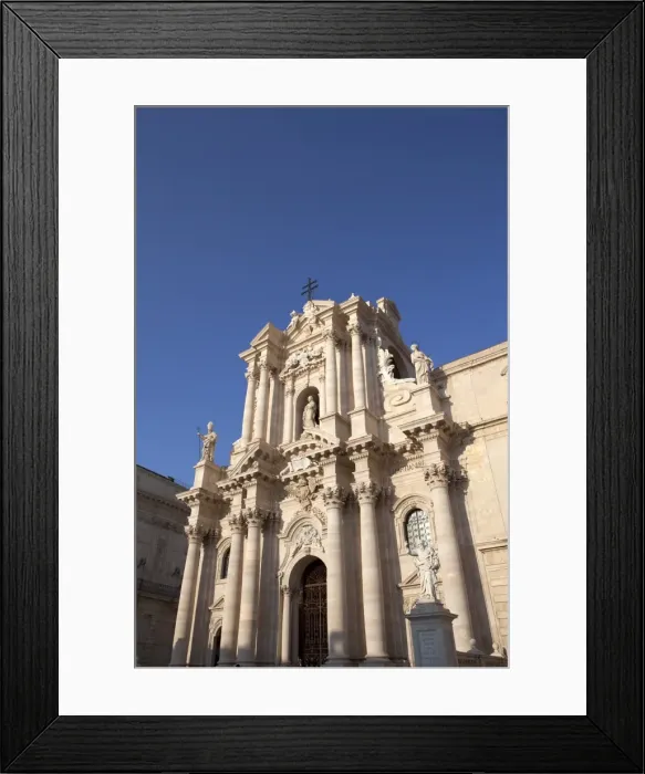 Framed Print : Cathedral facade, Siracusa, Ortigia, Sicily, Italy, Europe Framed Print : Cathedral facade, Siracusa, Ortigia, Sicily, Italy, Europe