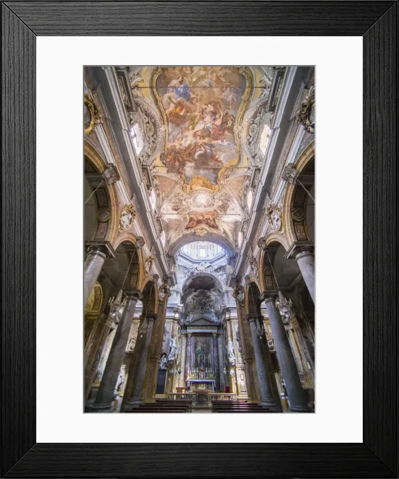 Framed Print : Frescoes on the ceiling at The Church of San Matteo, (Chiesa di San Matteo), Palermo, Sicily, Italy, Europe Framed Print : Frescoes on the ceiling at The Church of San Matteo, (Chiesa di San Matteo), Palermo, Sicily, Italy, Europe
