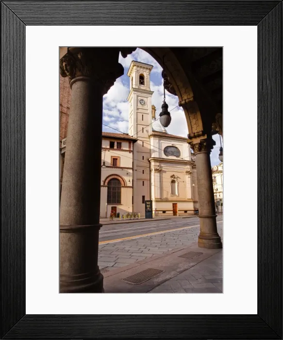 Framed Print : The church of San Tommaso Apostolo, Turin, Piedmont, Italy, Europe Framed Print : The church of San Tommaso Apostolo, Turin, Piedmont, Italy, Europe