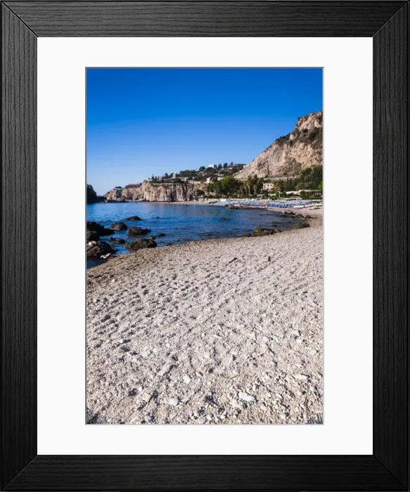 Framed Print : Isola Bella Beach, Taormina, Sicily, Italy, Mediterranean, Europe Framed Print : Isola Bella Beach, Taormina, Sicily, Italy, Mediterranean, Europe