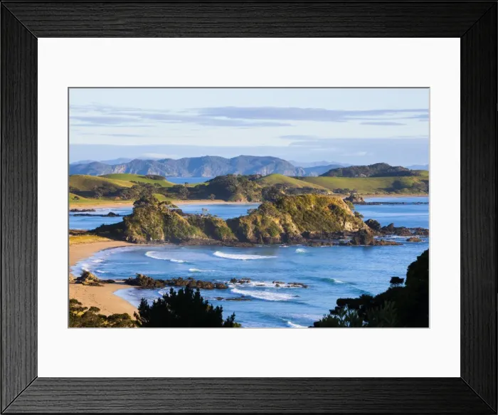 Framed Print : Dramatic coastal landscape near Whangarei, Northland, North Island, New Zealand, Pacific Framed Print : Dramatic coastal landscape near Whangarei, Northland, North Island, New Zealand, Pacific
