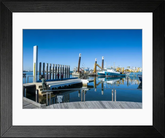 Framed Print : Fishing boat harbour of Fremantle, Western Australia, Australia, Pacific Framed Print : Fishing boat harbour of Fremantle, Western Australia, Australia, Pacific