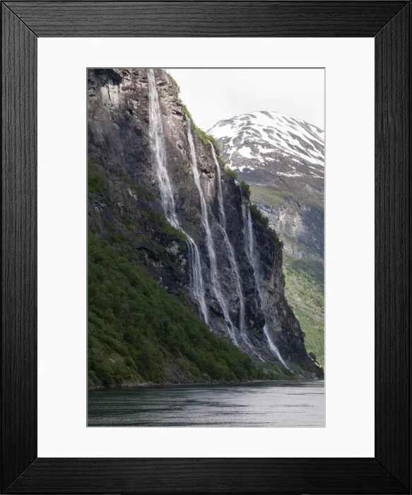 Framed Print : Seven Sisters waterfalls, Geirangerfjord, UNESCO World Heritage Site, Norway, Scandinavia, Europe Framed Print : Seven Sisters waterfalls, Geirangerfjord, UNESCO World Heritage Site, Norway, Scandinavia, Europe