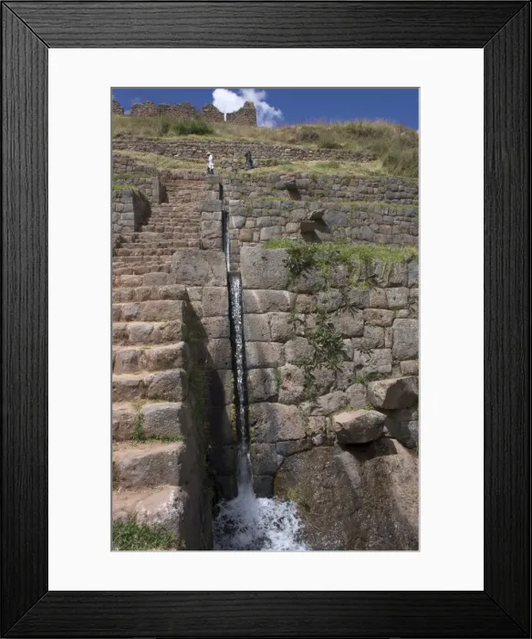 Framed Print : Inca waterworks, a masterpiece of engineering, Tipon, Peru, South America Framed Print : Inca waterworks, a masterpiece of engineering, Tipon, Peru, South America