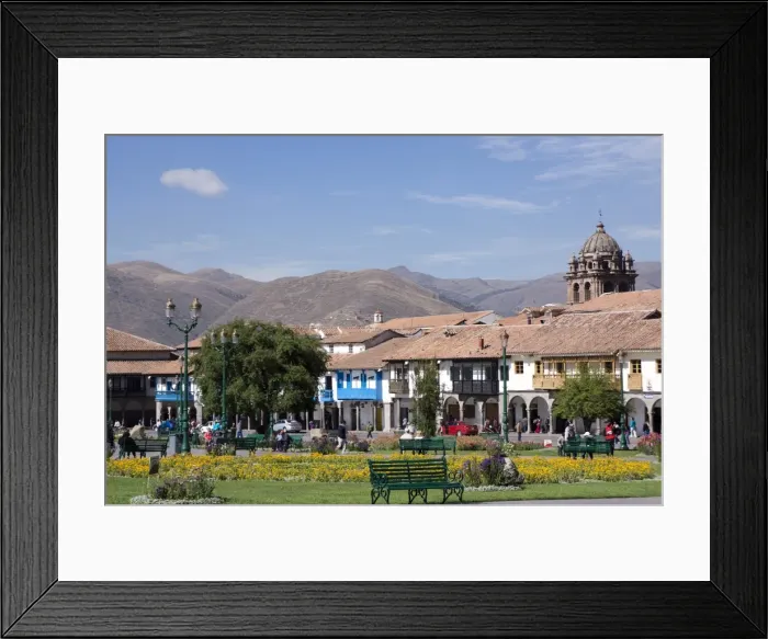 Framed Print : Plaza de Armas, Cuzco, Peru, South America Framed Print : Plaza de Armas, Cuzco, Peru, South America