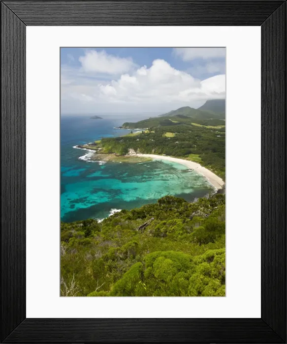 Framed Print : View from Malabar Hill over Lord Howe Island, UNESCO World Heritage Site, Australia, Tasman Sea, Pacific Framed Print : View from Malabar Hill over Lord Howe Island, UNESCO World Heritage Site, Australia, Tasman Sea, Pacific