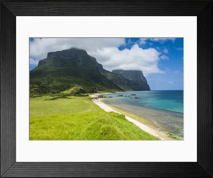 Framed Print : Mount Lidgbird and Mount Gower, Lord Howe Island, UNESCO World Heritage Site, Australia, Tasman Sea, Pacific Framed Print : Mount Lidgbird and Mount Gower, Lord Howe Island, UNESCO World Heritage Site, Australia, Tasman Sea, Pacific