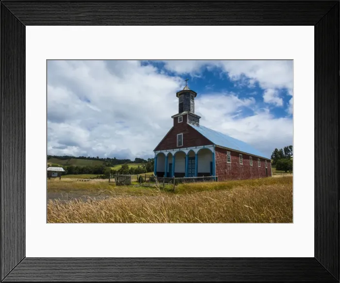 Framed Print : The wooden church of Puchilco, UNESCO World Heritage Site, Chiloe, Chile, South America Framed Print : The wooden church of Puchilco, UNESCO World Heritage Site, Chiloe, Chile, South America