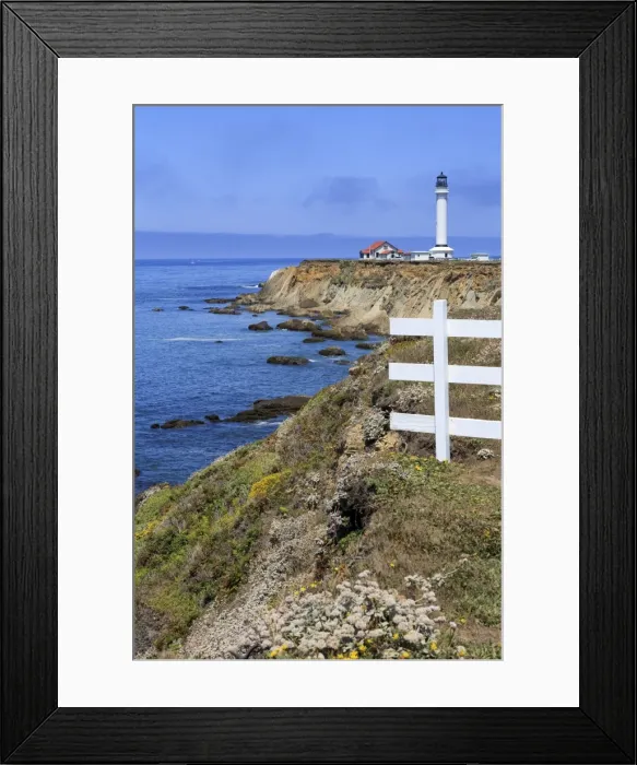 Framed Print : Point Arena Lighthouse, California, United States of America, North America Framed Print : Point Arena Lighthouse, California, United States of America, North America