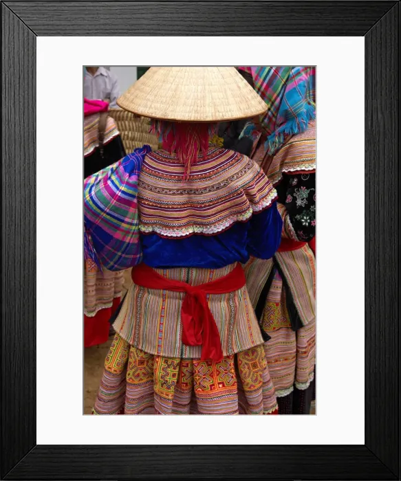 Framed Print : Flower Hmong ethnic group at Can Cau market, Bac Ha area, Vietnam, Indochina, Southeast Asia, Asia Framed Print : Flower Hmong ethnic group at Can Cau market, Bac Ha area, Vietnam, Indochina, Southeast Asia, Asia