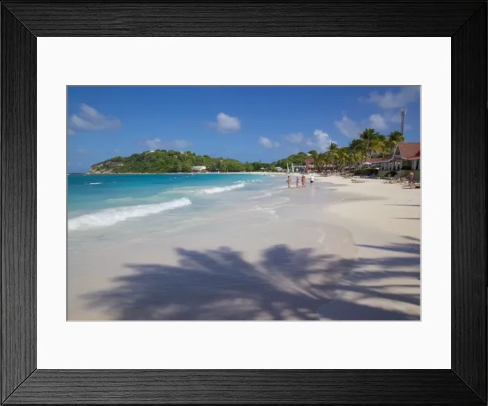 Framed Print : Beach, Long Bay, Antigua, Leeward Islands, West Indies, Caribbean, Central America Framed Print : Beach, Long Bay, Antigua, Leeward Islands, West Indies, Caribbean, Central America