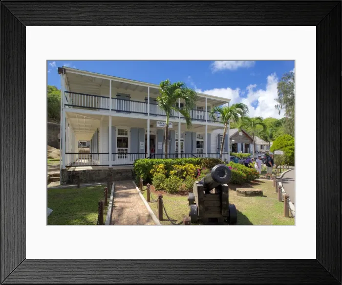 Framed Print : Museum, Nelsons Dockyard, Antigua, Leeward Islands, West Indies, Caribbean, Central America Framed Print : Museum, Nelsons Dockyard, Antigua, Leeward Islands, West Indies, Caribbean, Central America