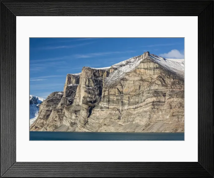 Framed Print : Snow-capped mountains and steep cliffs of Icy Arm, Baffin Island, Nunavut, Canada, North America Framed Print : Snow-capped mountains and steep cliffs of Icy Arm, Baffin Island, Nunavut, Canada, North America