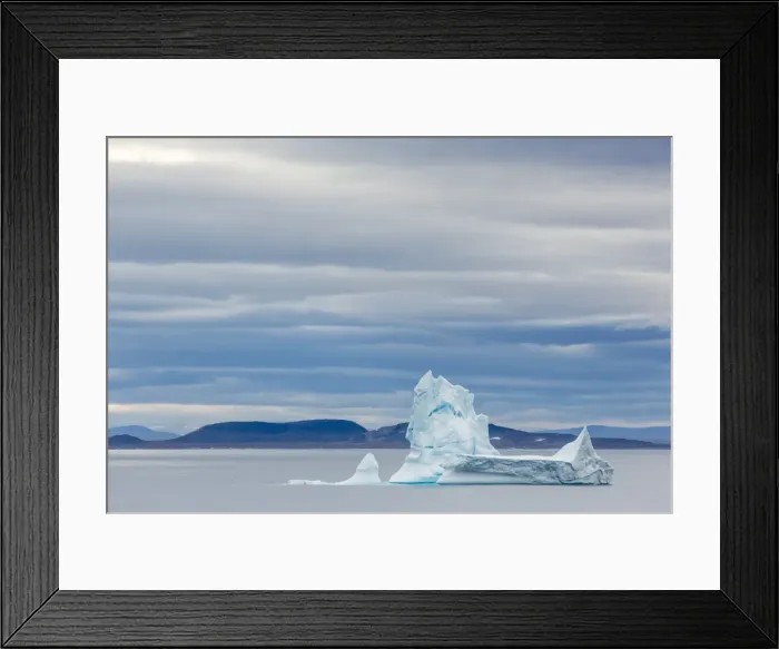 Framed Print : Pinnacled iceberg in Isabella Bay, Baffin Island, Nunavut, Canada, North America Framed Print : Pinnacled iceberg in Isabella Bay, Baffin Island, Nunavut, Canada, North America