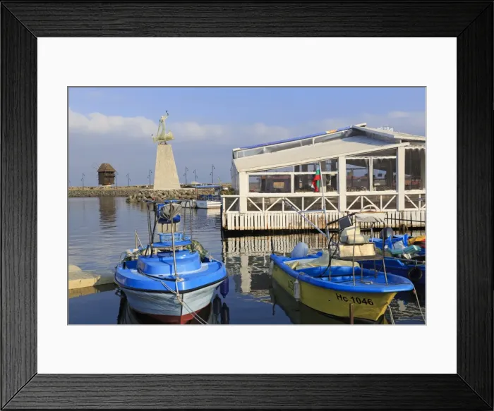 Framed Print : Port in Old Town, Nessebar, Bulgaria, Europe Framed Print : Port in Old Town, Nessebar, Bulgaria, Europe