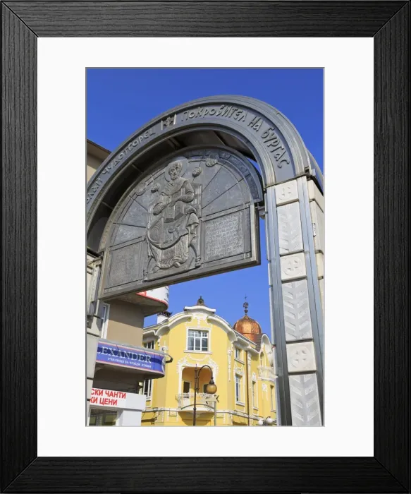 Framed Print : St. Nicolas Arch, Burgas, Bulgaria, Europe Framed Print : St. Nicolas Arch, Burgas, Bulgaria, Europe