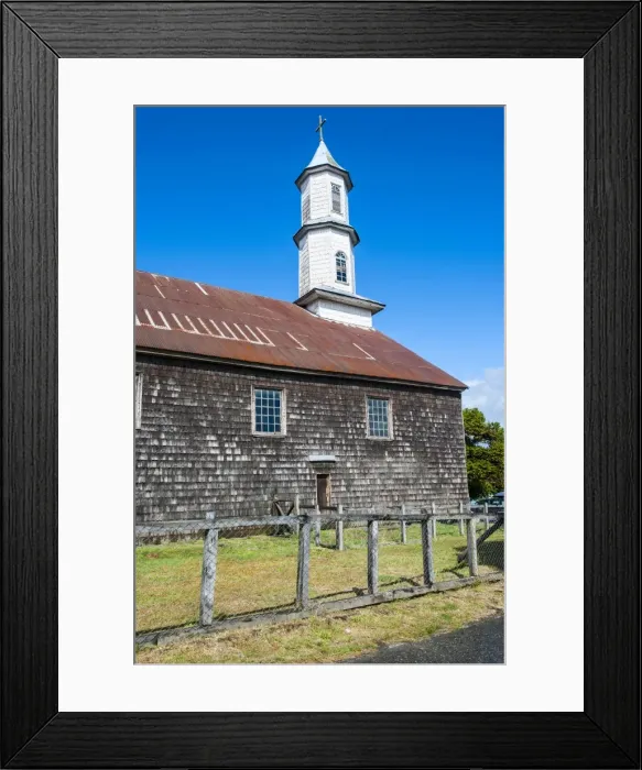 Framed Print : Church of Our Lady of Sorrows, UNESCO World Heritage Site, Dalcahue, Chiloe, Chile, South America Framed Print : Church of Our Lady of Sorrows, UNESCO World Heritage Site, Dalcahue, Chiloe, Chile, South America